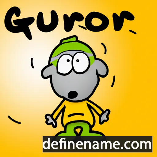 cartoon of the name Guor