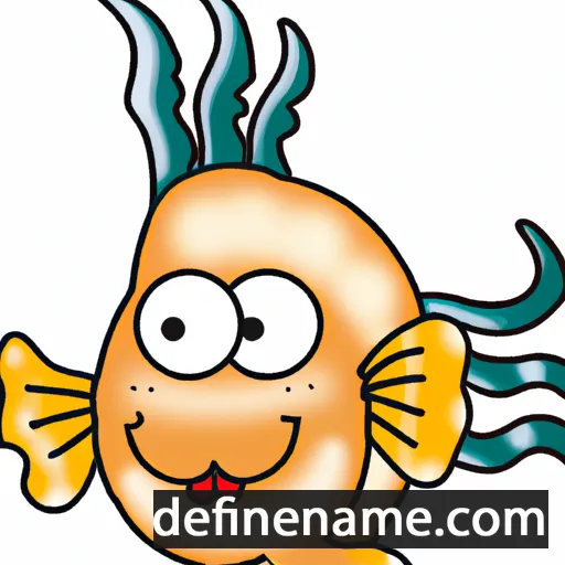 cartoon of the name Guppy