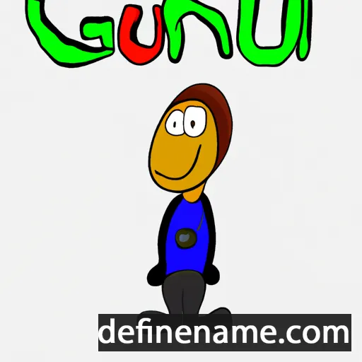 cartoon of the name Gur