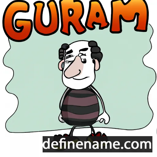 cartoon of the name Guram