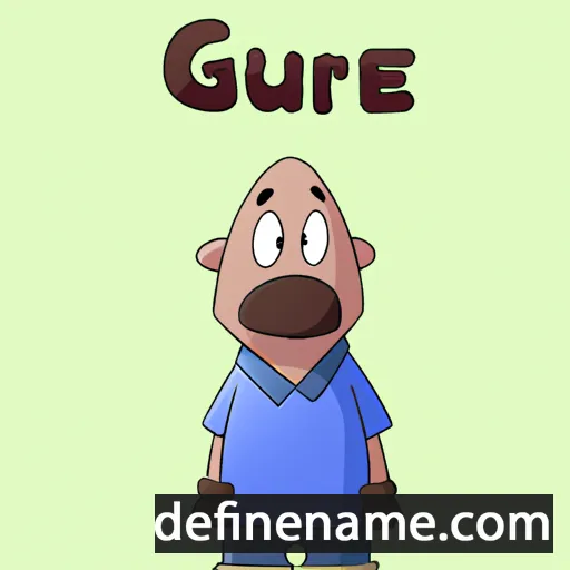 cartoon of the name Gurie