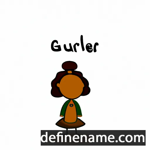 cartoon of the name Gurleen