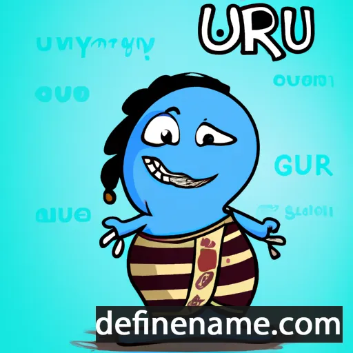 cartoon of the name Guro