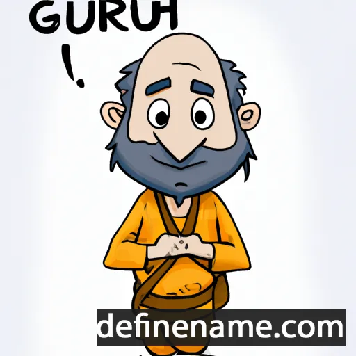 cartoon of the name Guruh