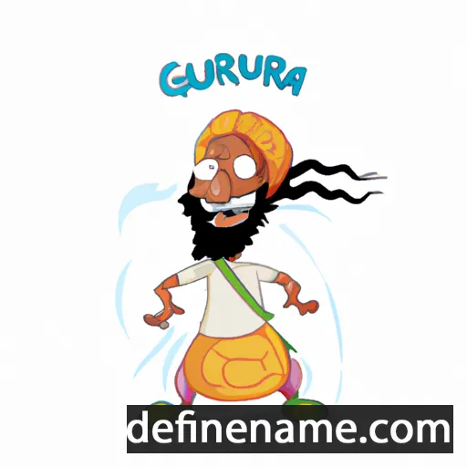 cartoon of the name Gurumarra