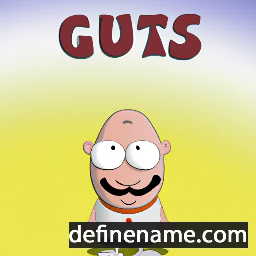 cartoon of the name Gustas