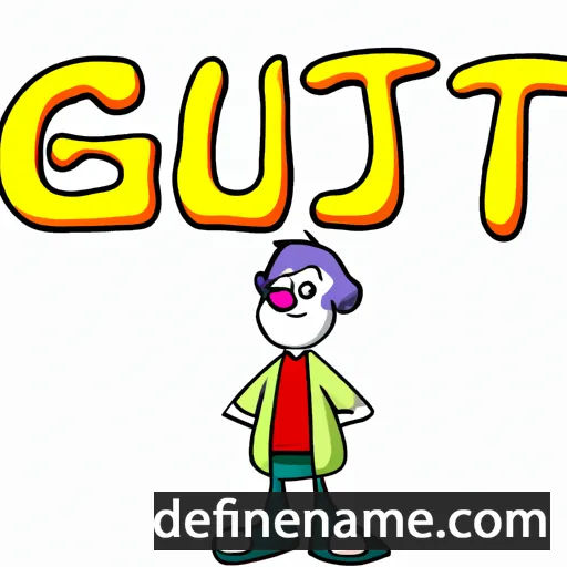 cartoon of the name Gusti