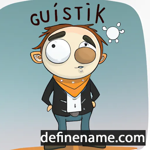 Gustlik cartoon