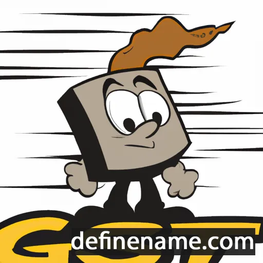 cartoon of the name Gusty