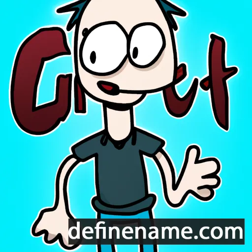 cartoon of the name Gute