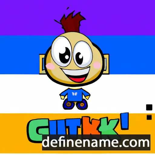 cartoon of the name Gutek