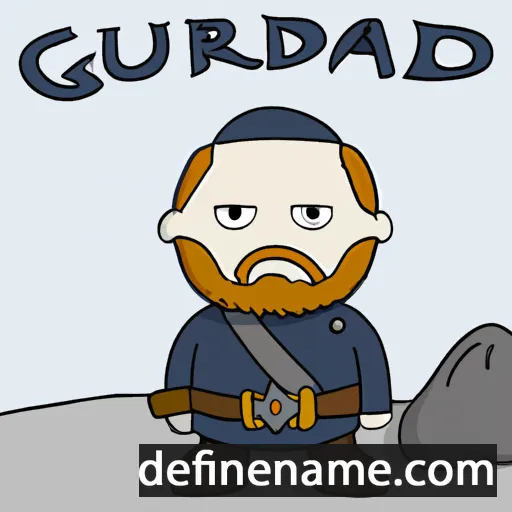 cartoon of the name Guðbjartur