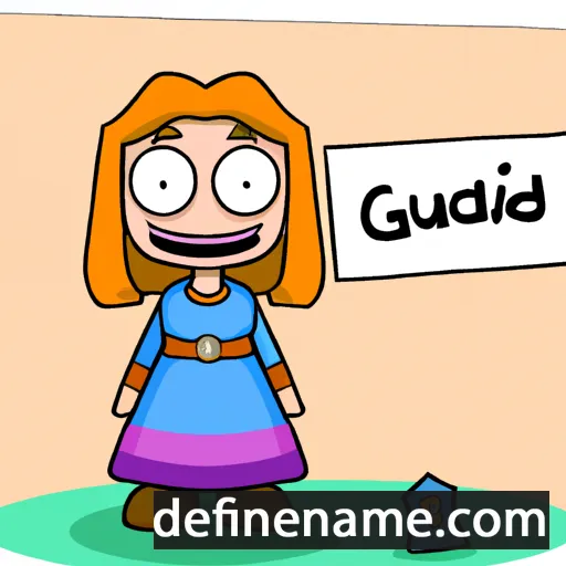 cartoon of the name Guðborg