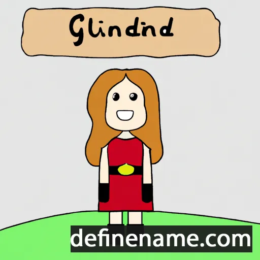 cartoon of the name Guðfinna