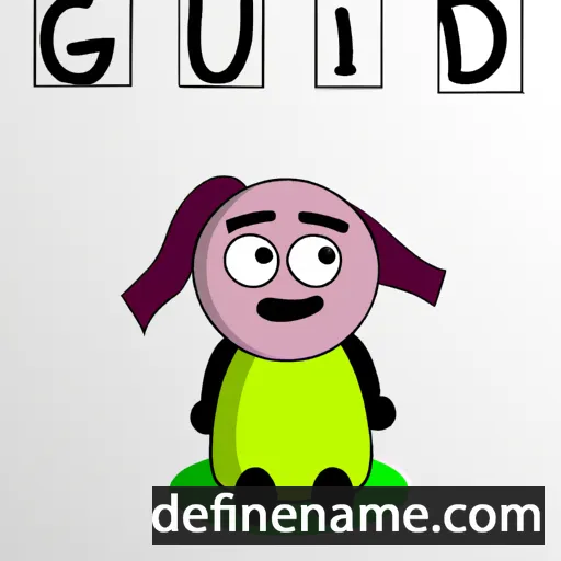 cartoon of the name Guði