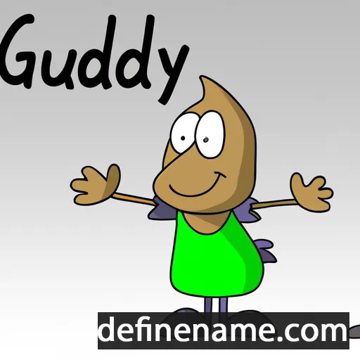 cartoon of the name Guðmey