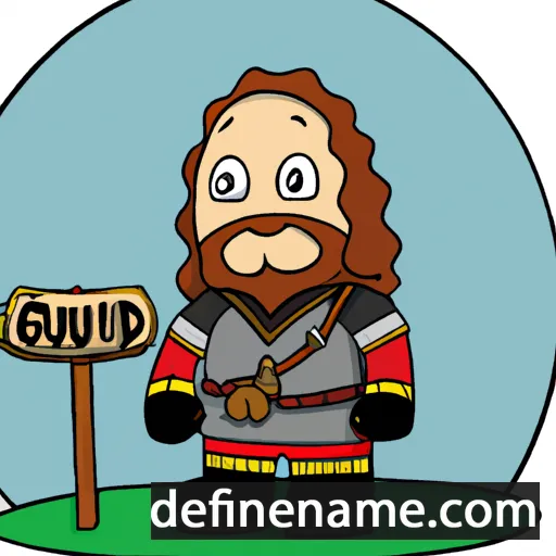 cartoon of the name Guðvarðr