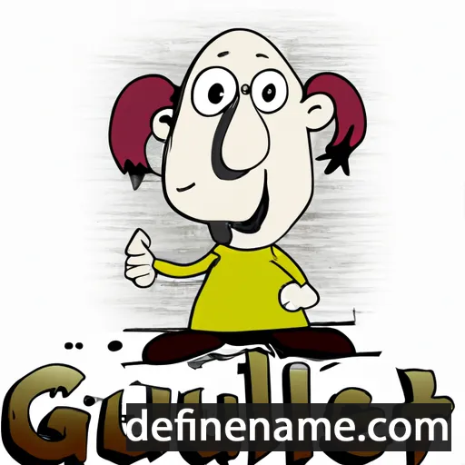 cartoon of the name Gutheil