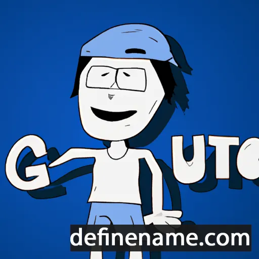 cartoon of the name Guto