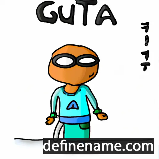 cartoon of the name Gutta