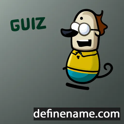 cartoon of the name Gutzon