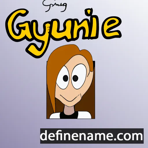 cartoon of the name Guylaine