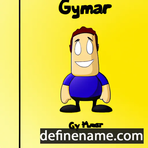 cartoon of the name Guymar