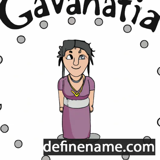 Gvantsa cartoon