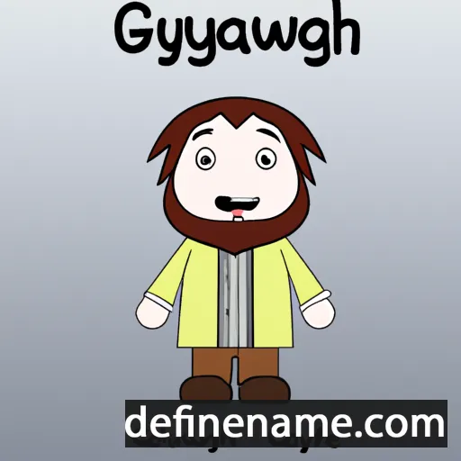 cartoon of the name Gwalchgwyn