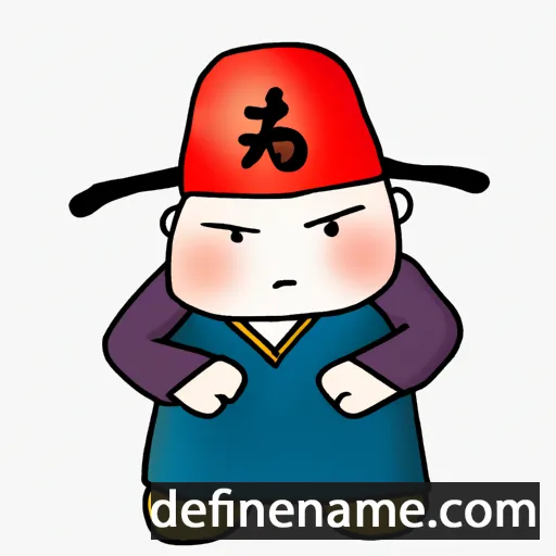 cartoon of the name Gwang-mi