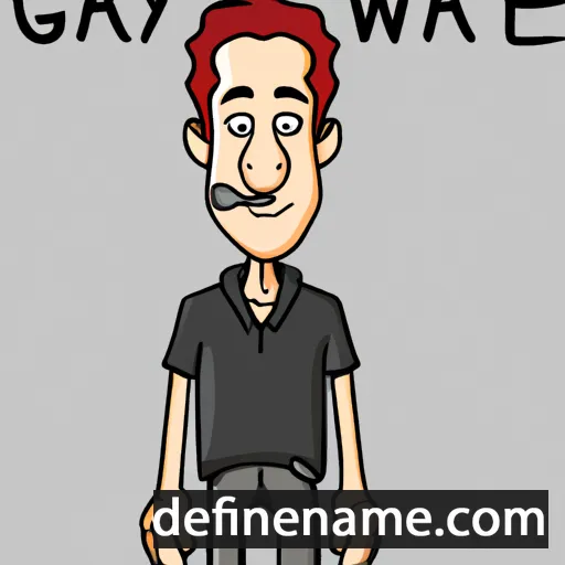 cartoon of the name Gwayne