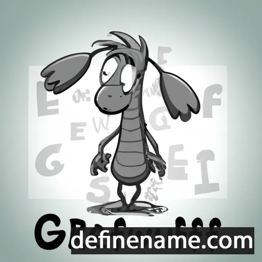 cartoon of the name Gweirful