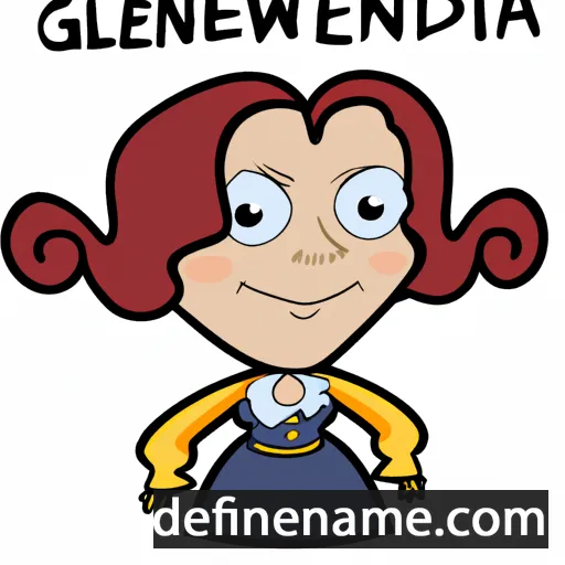 cartoon of the name Gwendalina