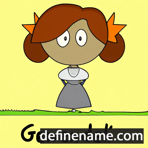 cartoon of the name Gwendola