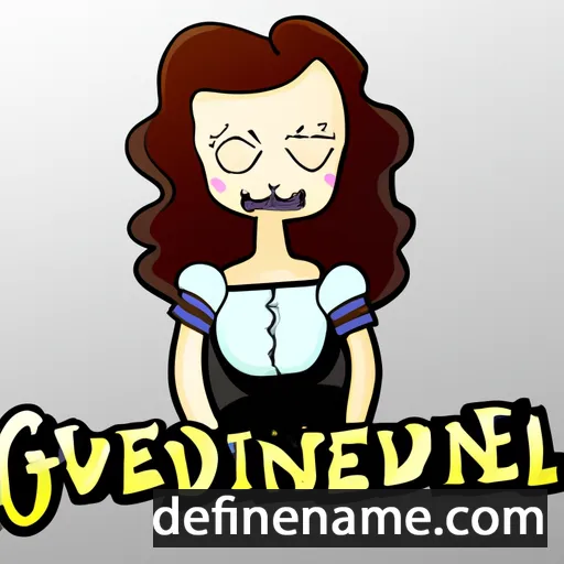 cartoon of the name Gwendolene