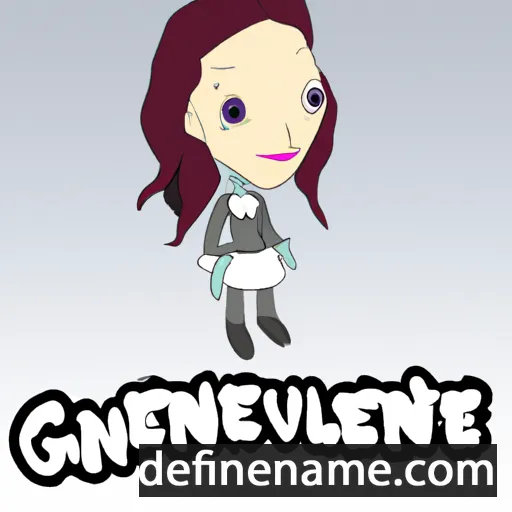 cartoon of the name Gwendolynette