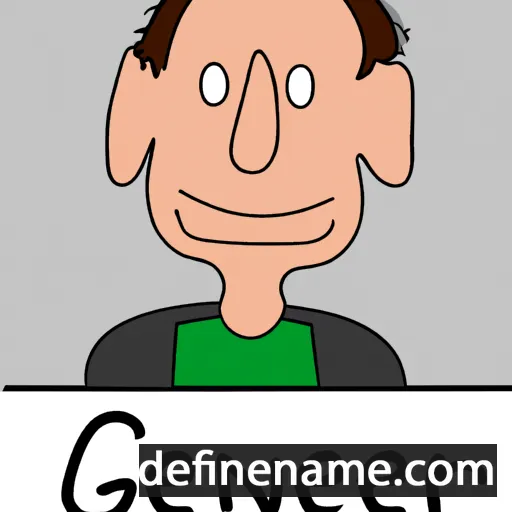 cartoon of the name Gwener