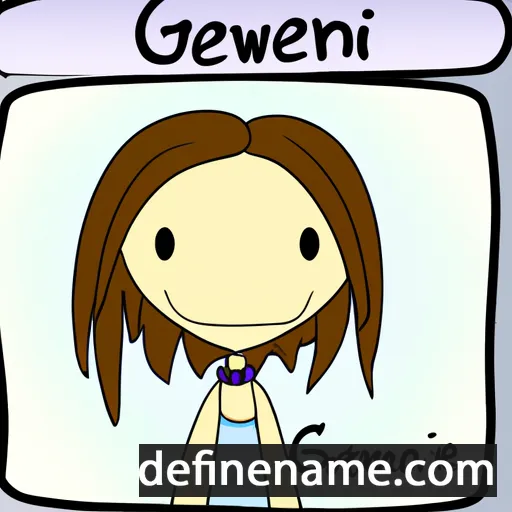 Gwenia cartoon