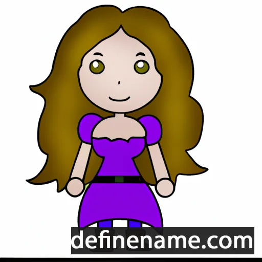 cartoon of the name Gwenivere