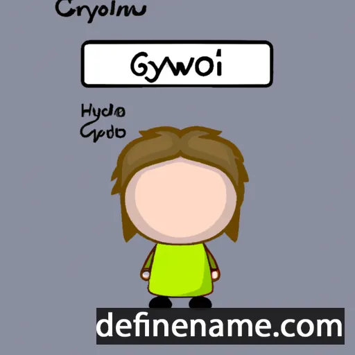 Gwenllwyfo cartoon