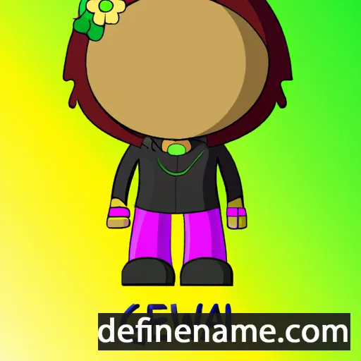 cartoon of the name Gwenna