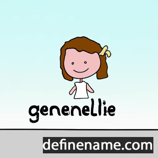 cartoon of the name Gwennaëlle