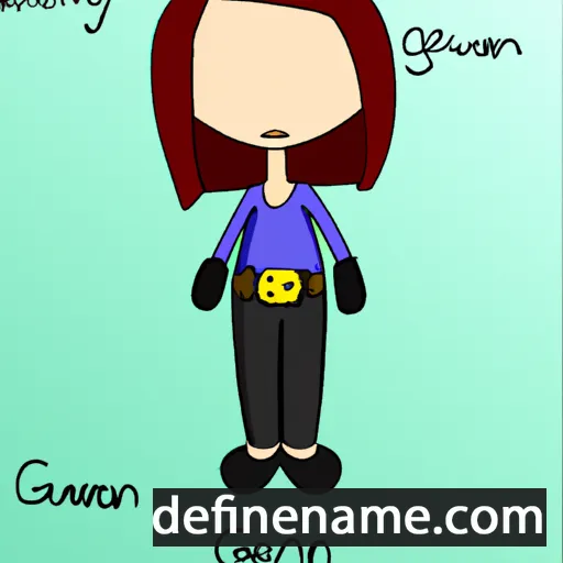 Gwennan cartoon