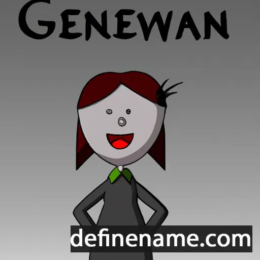 cartoon of the name Gwennant