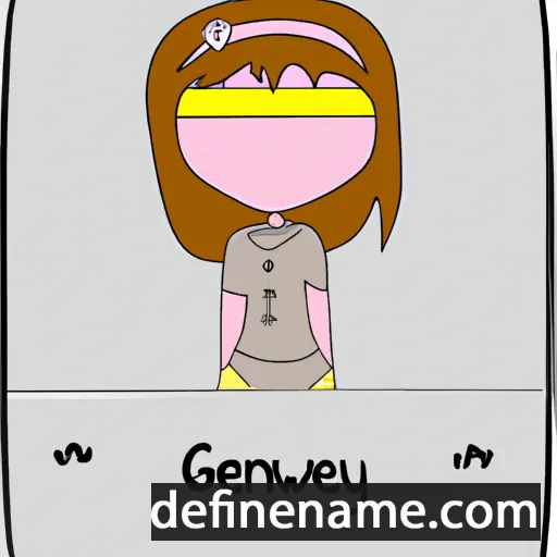 cartoon of the name Gwenonwy