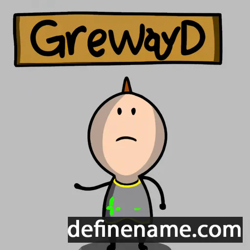 cartoon of the name Gwerydd