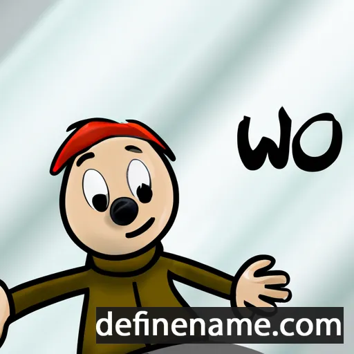 cartoon of the name Gwido