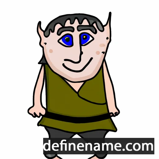 cartoon of the name Gwinian