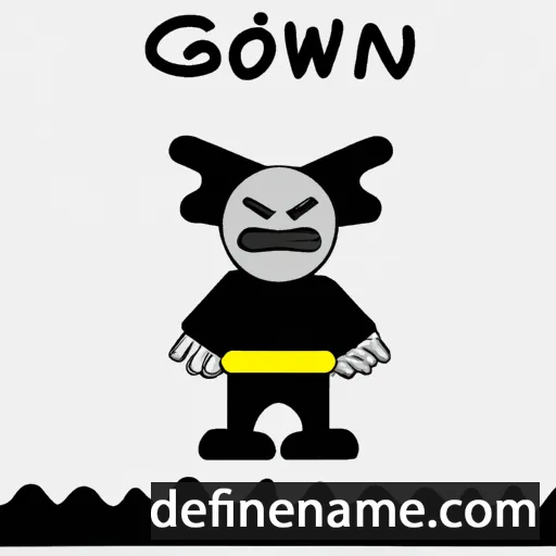 Gwøni cartoon