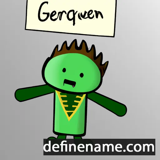 Gwrgenau cartoon